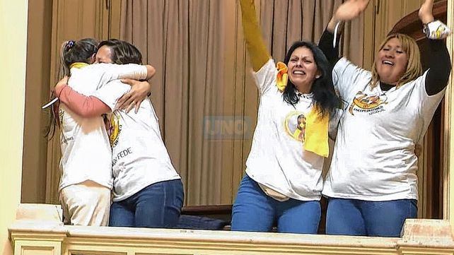 Algarabía. Emoción y júbilo entre los padres de pequeños pacientes que cursan la enfermedad.&nbsp;