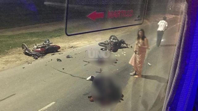 Choque fatal entre motociclistas: murió uno y su acompañante está muy grave