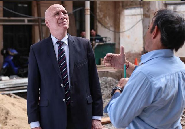 Recorrida. El gobernador visitó ayer el inmueble de 9 de Julio 1756