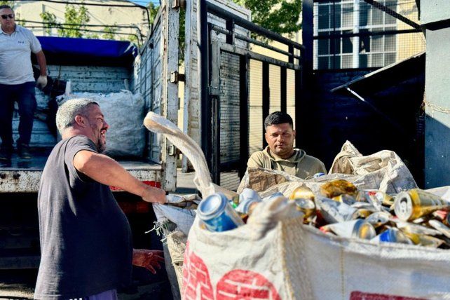 Recuperadores urbanos juntaron más de 110 kilos de aluminio en un festival