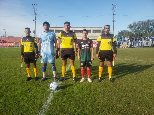 Árbitros y capitanes: Milton Ayala