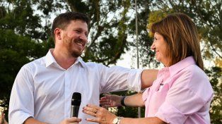 Angelini acompañó a Bullrich en su reciente paso por Rosario.