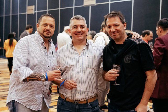 Leonardo Cavallin, Sebastián López y  Nazareno Gorgona