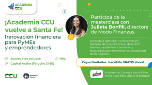 CCU presenta una nueva masterclass en Santa Fe para potenciar negocios locales