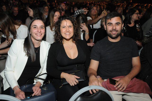 Corina Gimenez, Camila Aranda y Gonzalo Devic