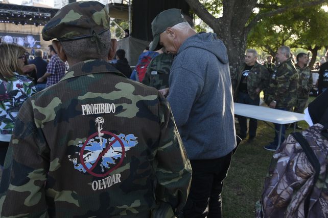 Los ex combatientes, partícipes centrales del encuentro.