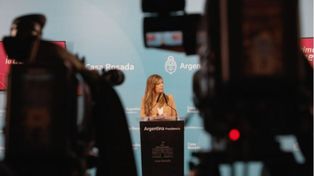 La portavoz de la Presidencia, Gabriela Cerruti.