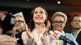 Sanna Marin mantuvo el buen humor incluso para anunciar su derrota. Marin refrescó la política de Finlandia con su presencia juvenil y espontánea.&nbsp;