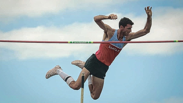 &nbsp;El garrochista santafesino Germán Chiaraviglio no pudo repetir la actuación del viernes.