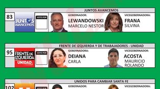 Así quedaron las boletas para las elecciones generales del 10 de septiembre