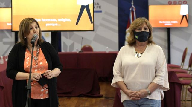 Las ministras de Educación y de Salud