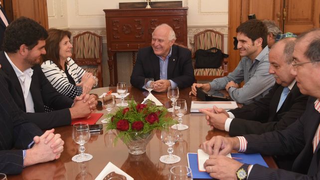 El encuentro se realizó este lunes en Rosario. / Gobierno de Santa Fe