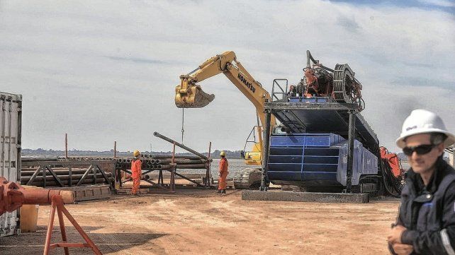 Gasoducto Gran Santa Fe: ya se completó más de la mitad del cruce de la Setúbal