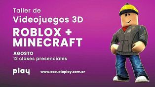 Escuela Play presenta su taller de videojuego 3D Roblox + Minecraft en Santa Fe