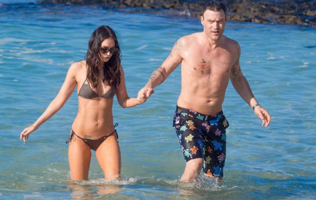 La actriz en sus vacaciones en Hawái