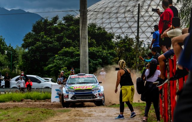 Nadia Cutro presente en la competencia de Rally en La Rioja.&nbsp;