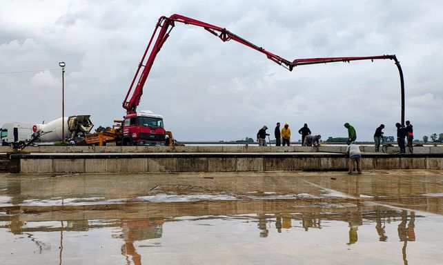 Teodelina encaró el proyecto de un parque acuático mientras construye una de las piletas más grandes de Sudamérica
