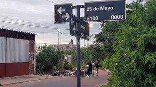 El lugar donde atacaron a balazos a los hermanos, en barrio Guadalupe Oeste