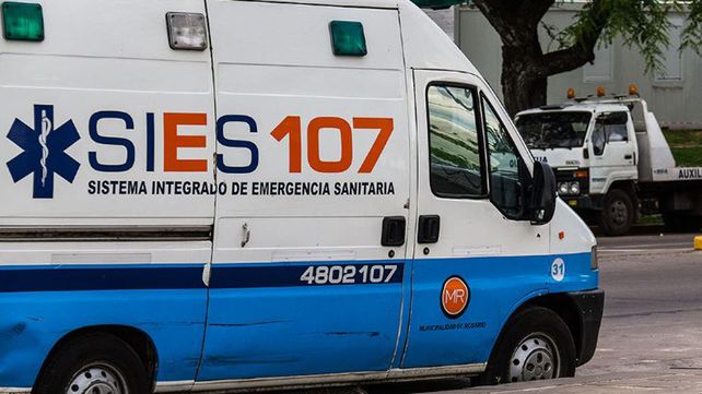 Un móvil del Sies constató el fallecimiento del obrero en la zona sur de la ciudad.