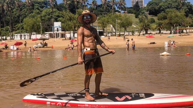 Pancho Giusti entrenando en Paran&aacute;.&nbsp;
