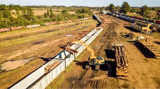 La Línea Urquiza de trenes atraviesa Entre Ríos sumando cargas.&nbsp;