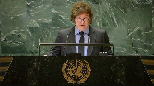 Javier Milei habla ante la ONU