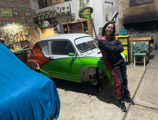 Brisa Ramos prepara su Fiat 600 para correr la temporada 2026.