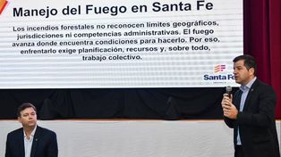 Santa Fe sumó una exposición sobre incendios forestales en el Foro Nacional de Humedales
