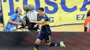 Merentiel marcó el primero para Boca contra Benfica.