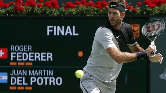¡Del Potro campeón! Juan Martín bajó a Federer y se coronó en Indian Wells