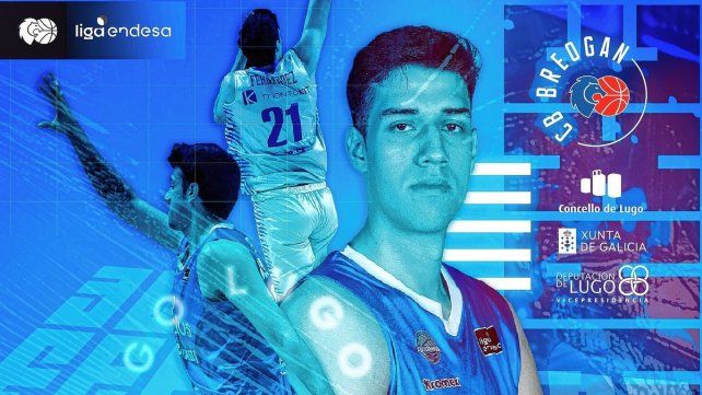 El alapivote santafesino Juan Fernández pasó al CD Breogán de la Liga ACB.