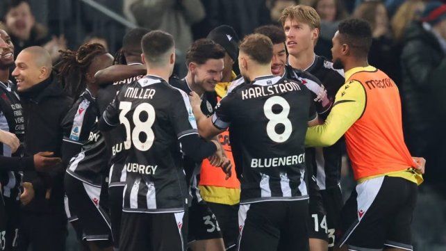 Udinese le ganó a Roma con lo justo y se acerca a las copas europeas en el Calcio