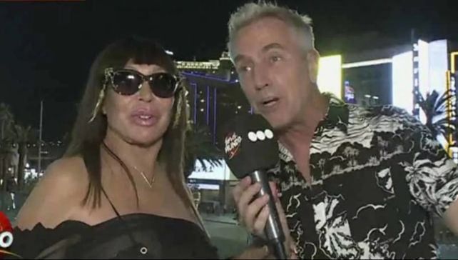 Moria Casán y Marley pasearon por las calles de Las Vegas en el programa Por el mundo.