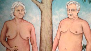 Polémica en Uruguay por un retrato del ex presidente uruguayo Mujica y su esposa