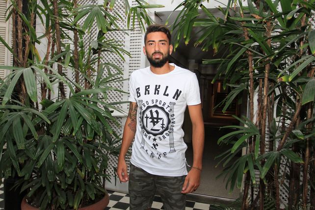 Bertocchi arribó ayer a la capital entrerriana. Hoy se sumará al plantel de Patronato.  Foto UNO/Diego Arias