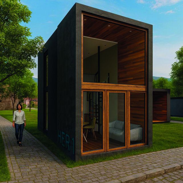 Colonia: viviendas modulares transportables en Santa Fe