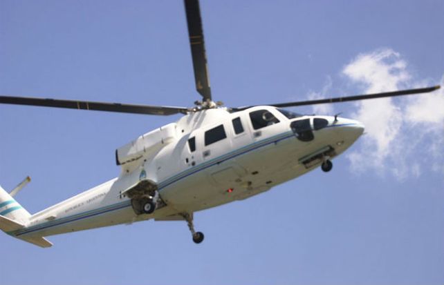 El helicóptero del presidente estuvo muy cerca de tener un accidente en Morón.