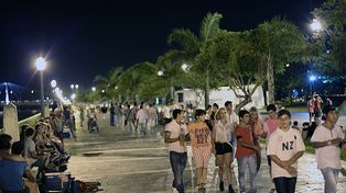 Santa Fe recibió el Año Nuevo en una Costanera colmada de Fiesta