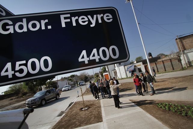 Ya está habilitada la pavimentación en el cruce de Gobernador Freyre y Pedro Ferré