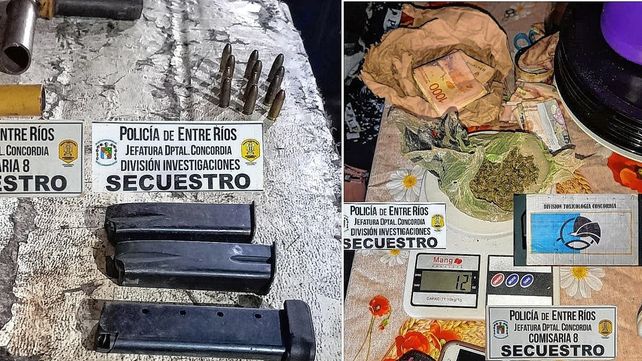 Cayó una banda por venta de drogas y violencia en Concordia