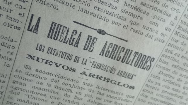 La Capital cubrió palmo a palmo la rebelión de los colonos y anoticiaba todos los días de las novedades del caso. 