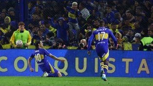 Cavani marcó el tanto de Boca.