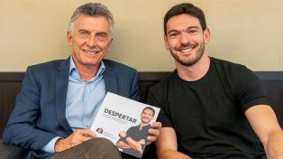 Emaniel Gainza se reunió con Macri y le entregó su libro de propuestas para Paraná
