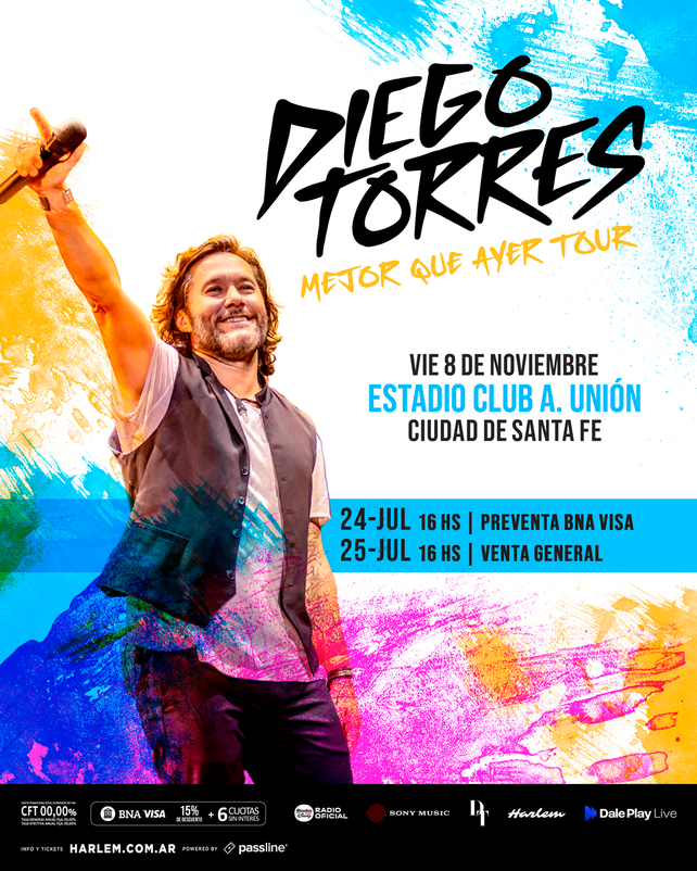 Diego Torres presenta en Santa Fe su nuevo material Mejor que ayer