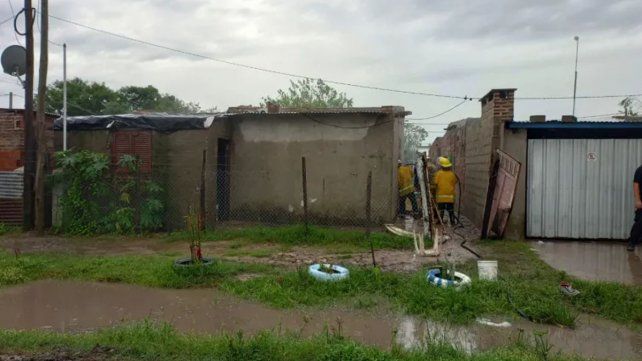 La vivienda saqueada e incendiada que pertenecía al padrastro de Xiomara