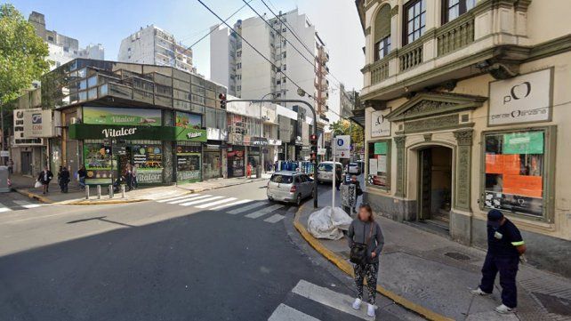 La zona de Balvanera donde ocurrió el hecho. 