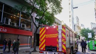 Dos dotaciones de Bomberos Zapadores trabajaron para disipar el incendio y rescatar a una mascota.