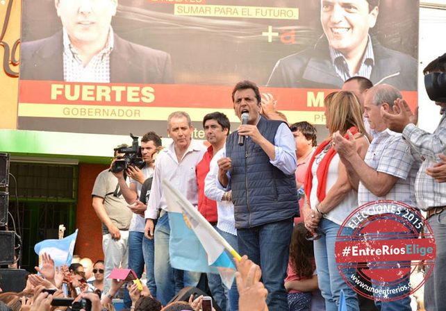 Massa en Entre Ríos: “Fuertes será gobernador y sino será ministro de mi gobierno”