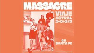 Massacre llega a Santa Fe en el marco de su gira nacional Viaje Astral 2+0+2+5=9