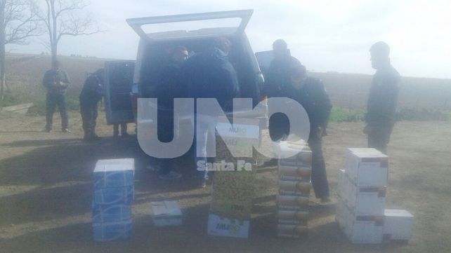 Hubo un tiroteo entre policías y delincuentes en la recuperación de agroquímicos robados Hubo un tiroteo entre policías y delincuentes en la recuperación de agroquímicos robados